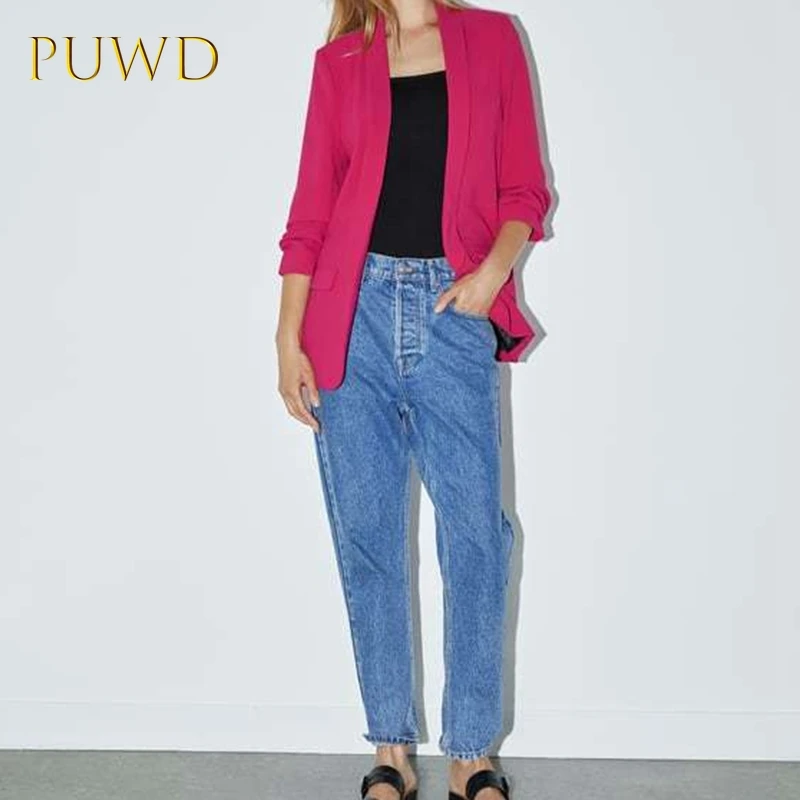 Новый маленький костюм на раннюю осень Женская куртка повседневный Модный |