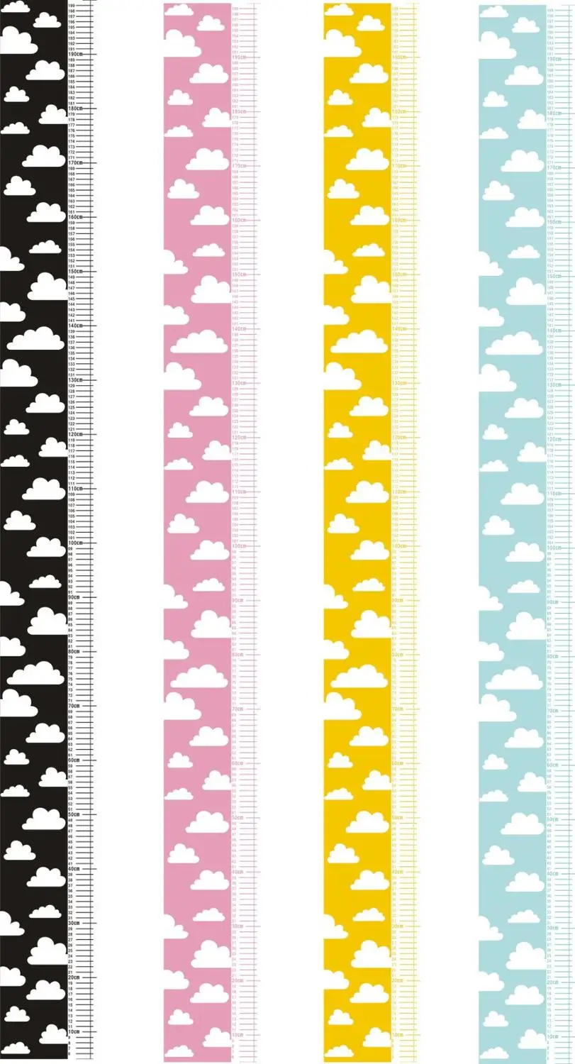 Линейка для детского роста Настенный декор детей съемная фотография холста | Дом