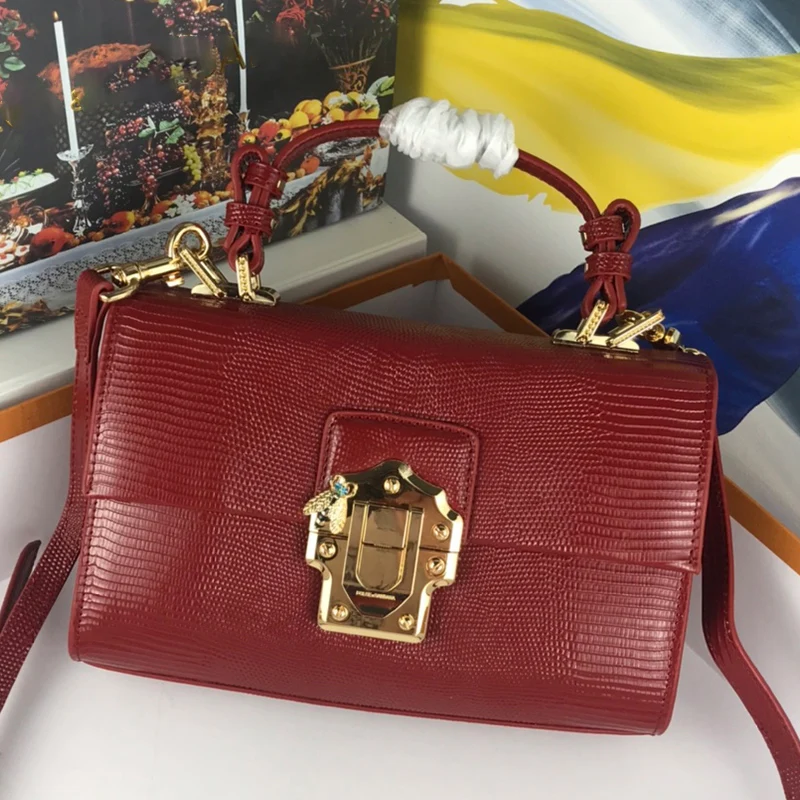 

Модная Универсальная кожаная сумочка в стиле ретро с рисунком ящерицы, простой мессенджер на одно плечо, женская маленькая квадратная сумк...