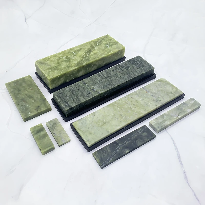 

10000 Grit Natural Green Agate sharpening stone Whetstone Fine Grinding Polishing Shaved bar kitchen knife sharpener honing tool