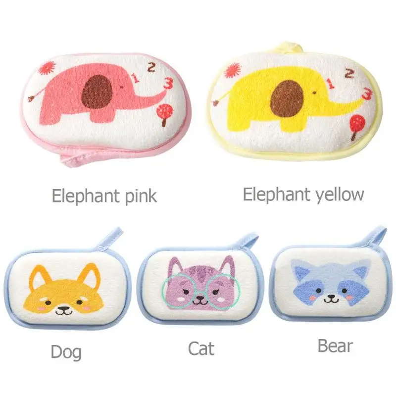 Детская губка для ванны щетки душа удобные мягкие полотенца Детские аксессуары