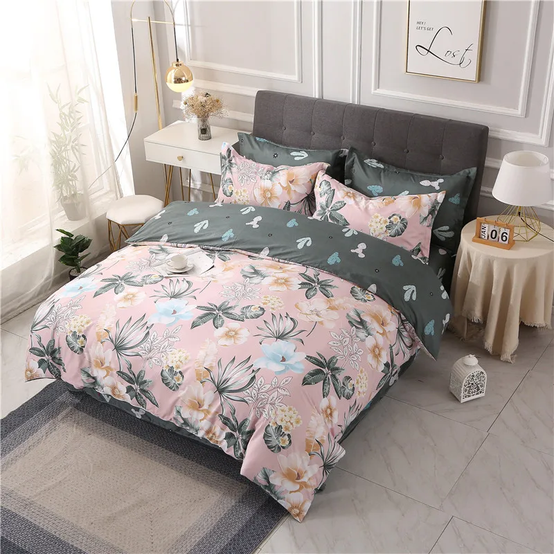 

Nordic Duvet Cover Bed Linen Bedding Set Printed Twin Full Queen King 2/3 Pcs Home Textile 200 x 240
