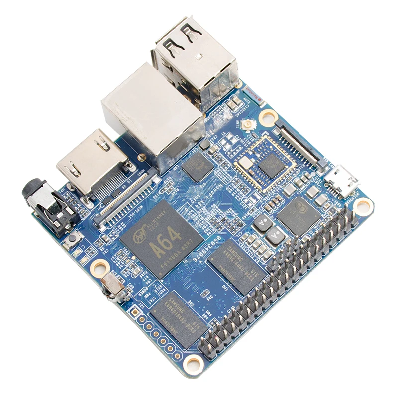 NanoPi Allwinner A64 макетная плата четырехъядерный Cortex-A53 бортовой гигабитный Ethernet карта WiFi AXP803 Super Raspberry Pi NP006