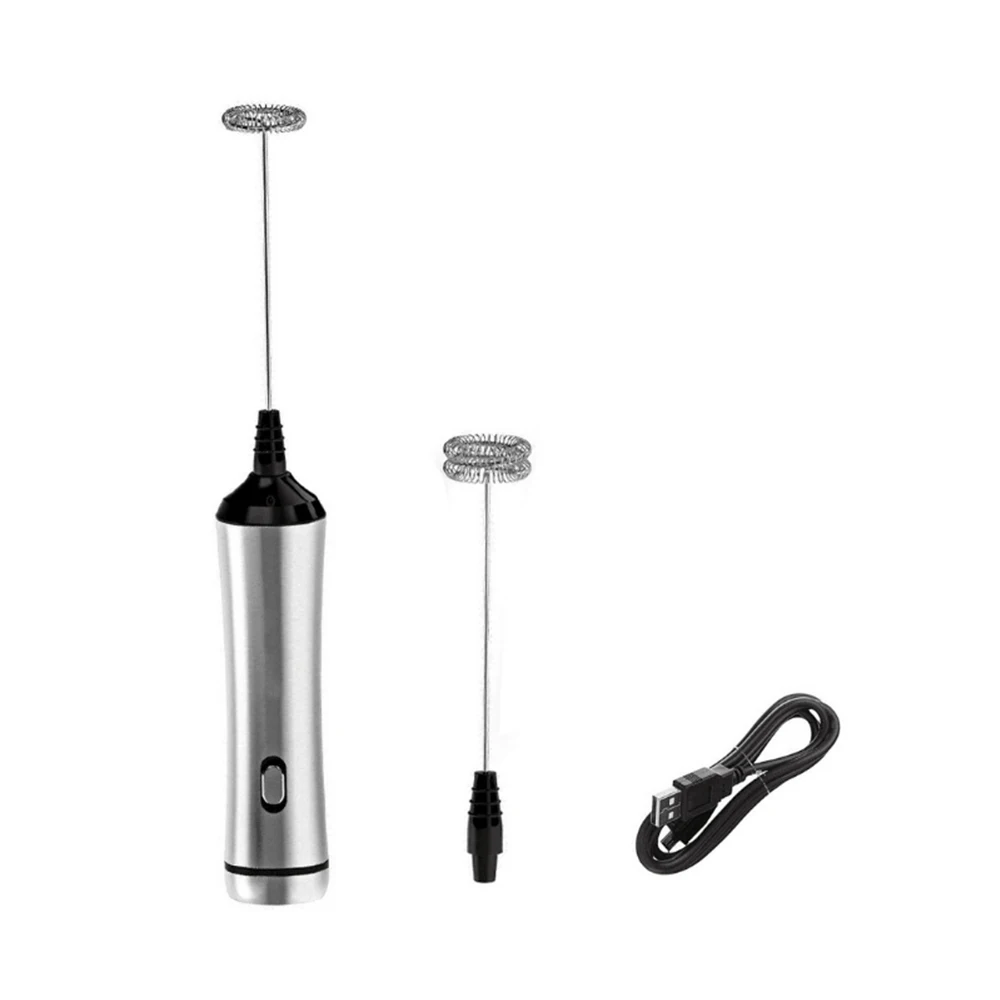 С возможностью зарядки по Usb Нержавеющая сталь Электрический венчик для