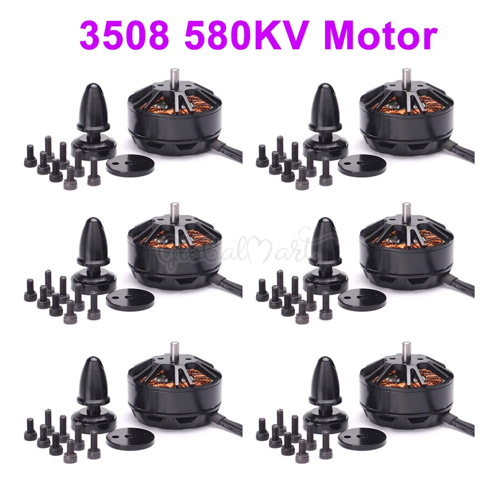 Новый бесщеточный двигатель 3508 1245 кв поддержка Пропеллер для FPV RC ZD550 ZD680 ZD850