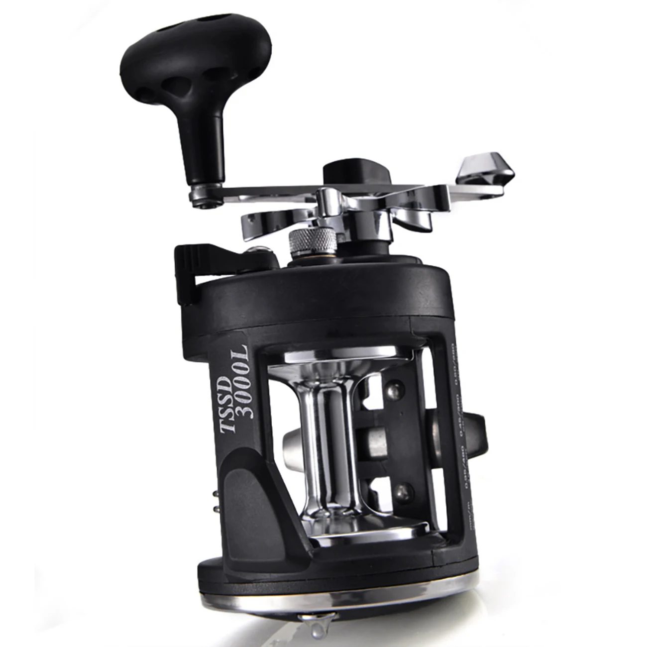 

2021 New Fishing Reels TSSD 3000L-4000L Trolling Drum Fishing Reel Saltwater Right Hand Black Sea Fish Reel pesca fishing tackle