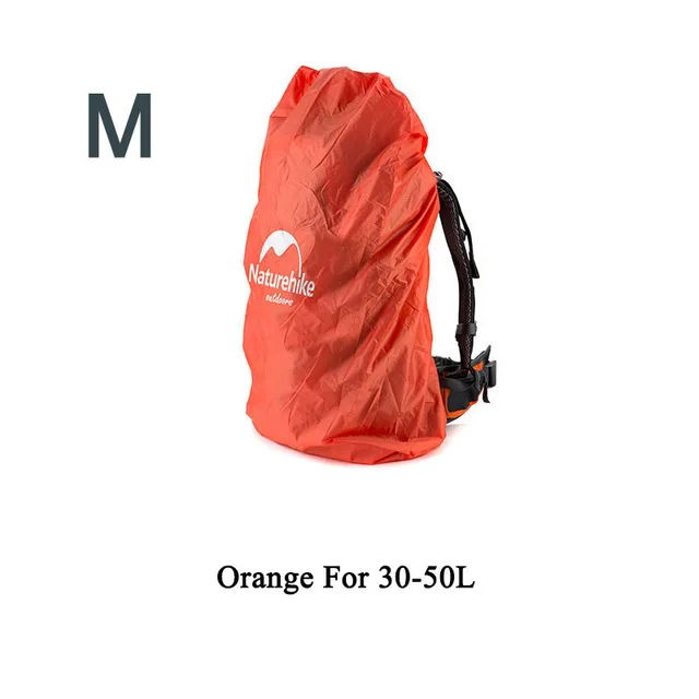 Белый Naturehike 20~ 75L дождевик рюкзак водонепроницаемый мешок крышка Открытый Кемпинг Пешие прогулки скалолазание пыль дождевик пылезащитный чехол - Цвет: Белый