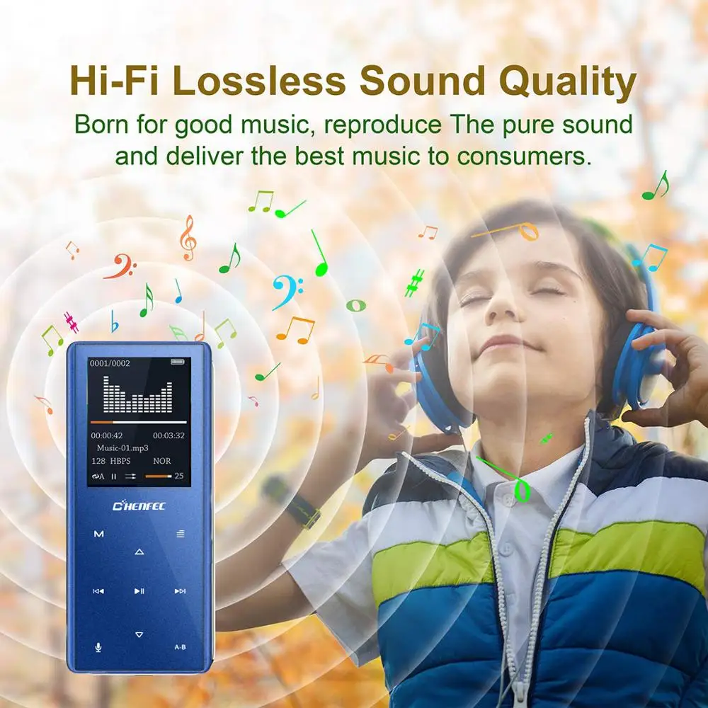2021 MP3-плеер новая модель Bluetooth 4 2 металлическая сенсорная кнопка спортивный плеер