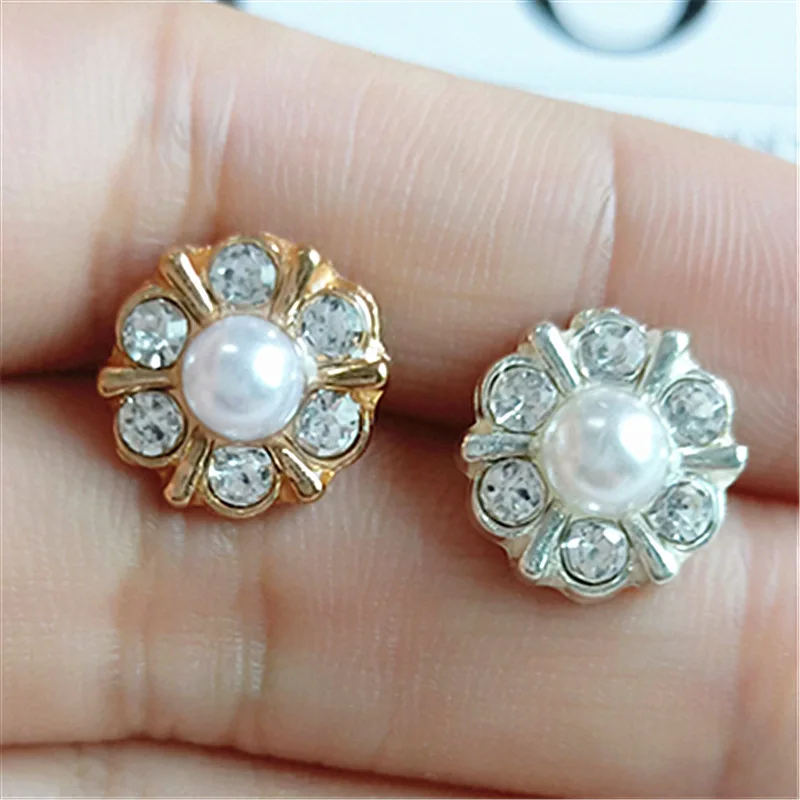 50pcs bling charm Zinc Alloy geometry Charm earring flower Pendant connector DIY Fashion Jewelry For Women&Men