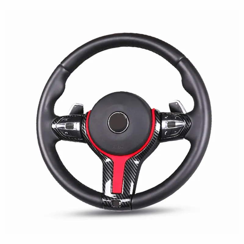 Автомобильная накладка на руль из углеродного волокна для BMW 1 2 3 4 M комплект