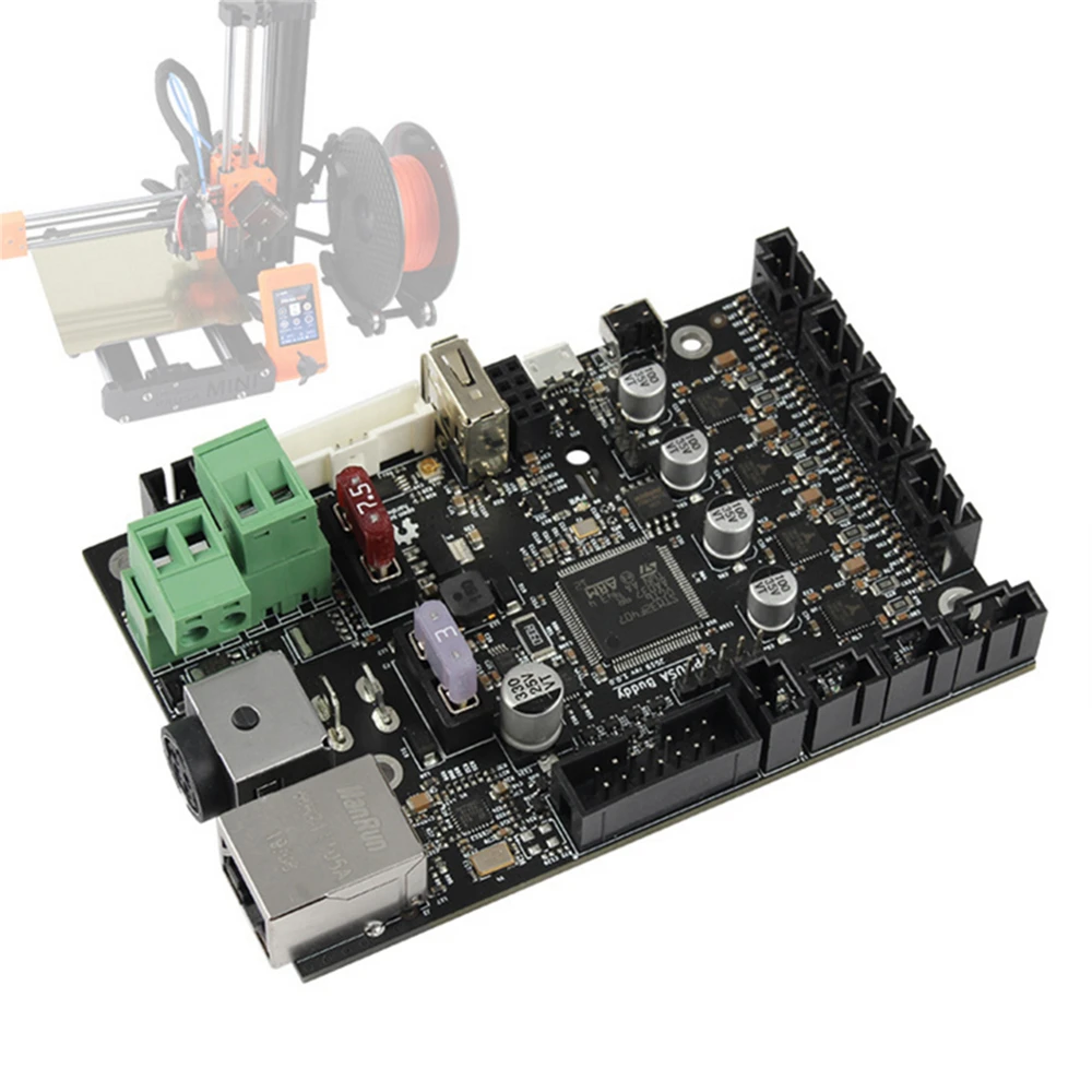 Запасная материнская плата для принтера Prusa Mini Buddy прошивка драйвер TMC2209 с экраном