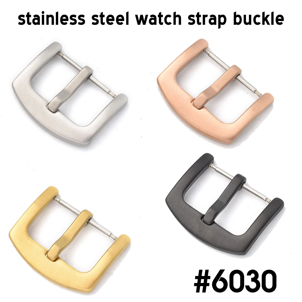 

Матовая пряжка для ремешка часов, застежка из нержавеющей стали для наручных часов, сменная матовая застежка для наручных часов, 16, 18, 20, 22, 24 мм, 26 мм