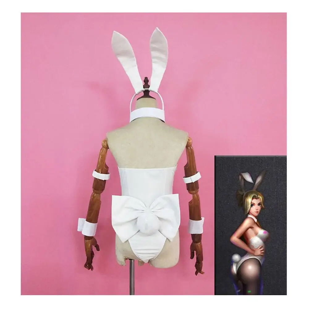 Бесплатная доставка 2019 Косплей-костюм OW D.VA Bunny Girl Song Hana Angel Cos MaidCosplay Карнавальный