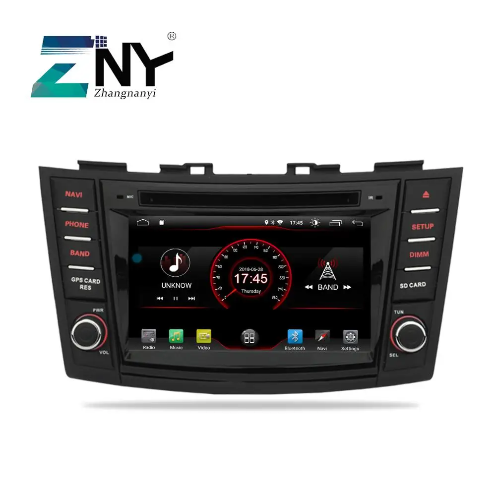 Автомагнитола 7 дюймов Android 10 GPS для Suzuki Swift 2011 2012 2013 2014 2015 Авторадио FM мультимедиа