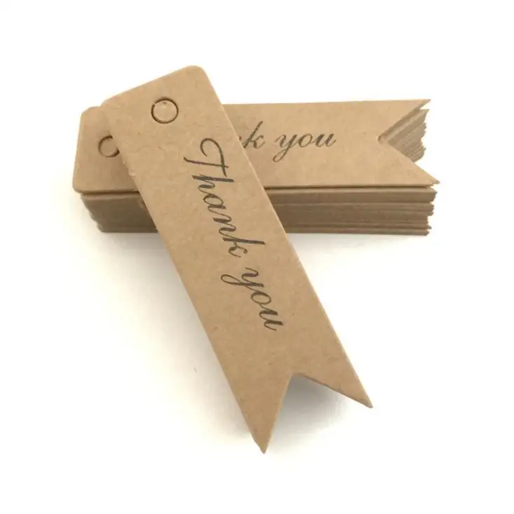 Etiqueta de papel Kraft Retro, etiqueta colgante de precio de papel en blanco, tarjetas de regalo hechas a mano, marcap&aacute;ginas de equipaje, etiqueta colgante, etiqueta de Navidad SN3464-4