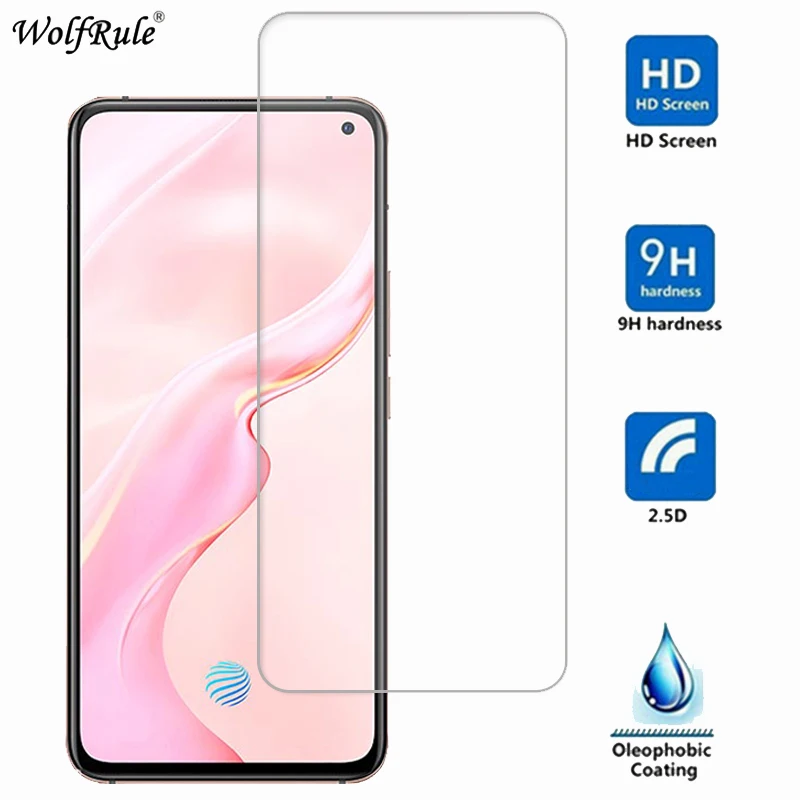 2 piezas de Protector de pantalla de vidrio Vivo X30 Protector de pantalla de vidrio templado para Vivo X30 Pro Protector de vidrio para Vivo X30 6,44"-1