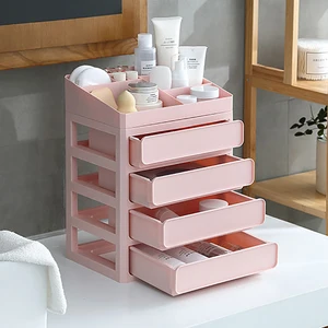 Органайзер для косметики, органайзер для хранения макияжа, многоярусный ящик для хранения, настольный органайзер для украшений в офисе