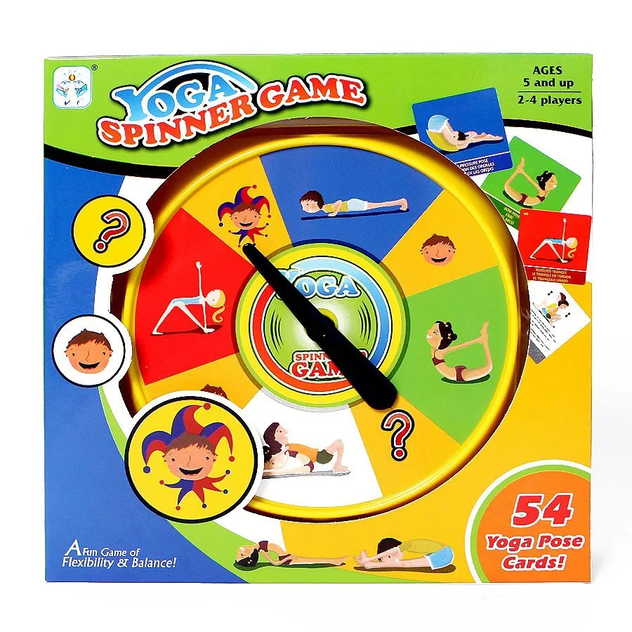 

Cross-Border Fancy Toy Sports Card Games Yoga Interactive Sports Parent-Child Learning Children's Teaching Aids 54 Cards
