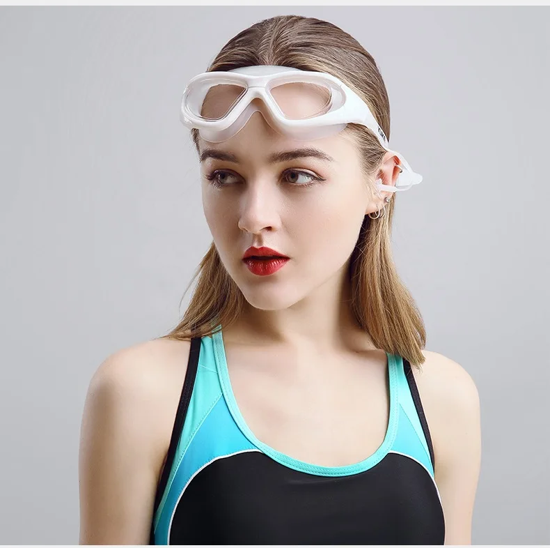 New Men Women Professional Swimming Goggles Waterproof Soft Silicone Transparent Glasses Swim Eyewear Anti-Fog UV Adult | Спорт и