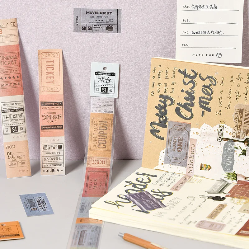 Новые туристические марки васи ленты серии 65*35 мм Васи офисные клейкие наклейки