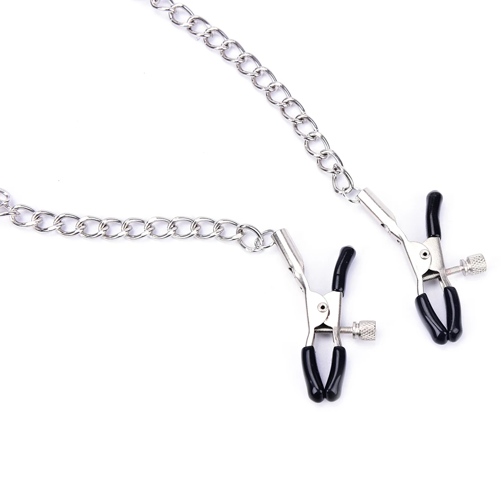 Женские металлические зажимы для сосков на цепочке с кольцом соска | Украшения и