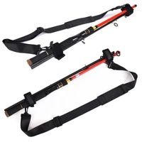 1pcs fishing rod holder shoulder strap adjustable portable rod holder belt quick release accessory for outdoor sports tool