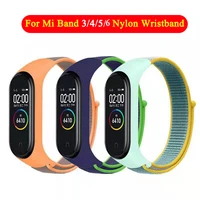nylon silicone strap for xiaomi mi band 5 4 3 nfc sports breathable replacement strap for xiaomi miband 6 and mi band 5 straps