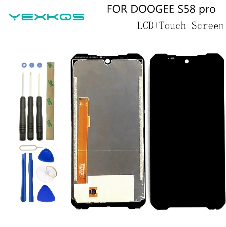 new for doogee s58 pro 5 7inch cell phone lcd display touch screen digitizer assembly replacement glass for doogee s58 pro free global shipping
