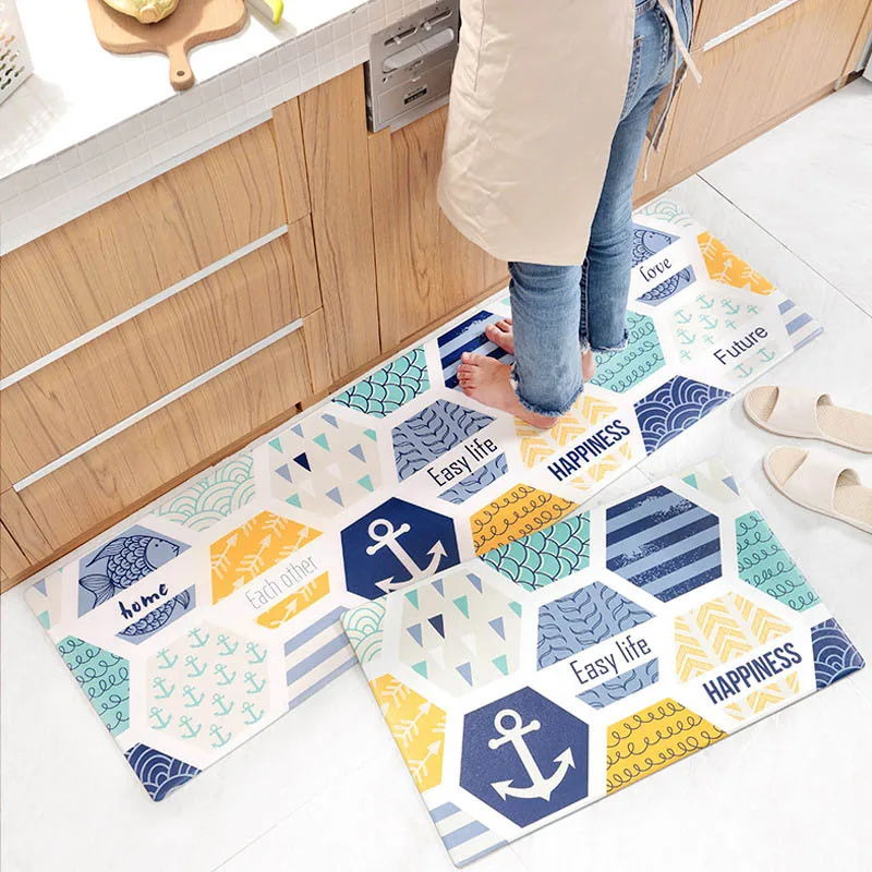 1 шт. водонепроницаемый коврик для кухни из ПВХ | Дом и сад