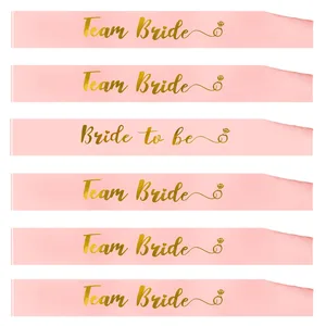 6 шт. свадебвечерние помолвка для невесты с поясом для невесты свадебный душ для Невесты Девичник для девичника фотоподарки