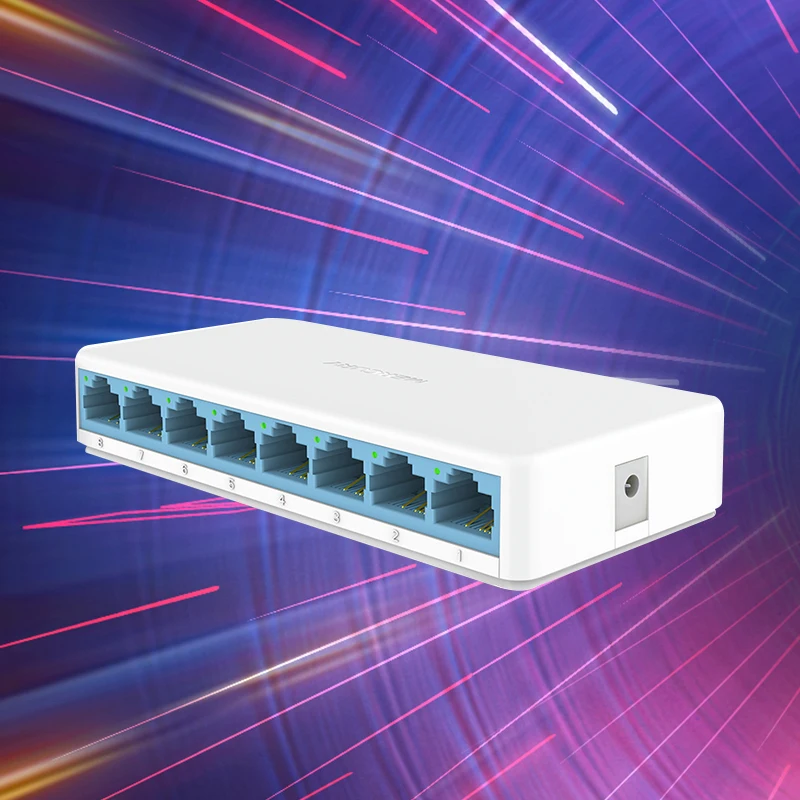 MERCURY S108C 8-Port Настольный Ethernet-коммутатор 10/100 Мбит/с автоматическое согласование