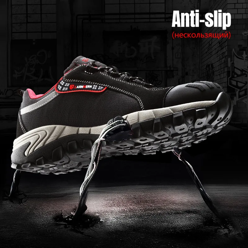 DYKHMILY/Рабочая безопасная обувь мужские Нескользящие удобные ботинки со