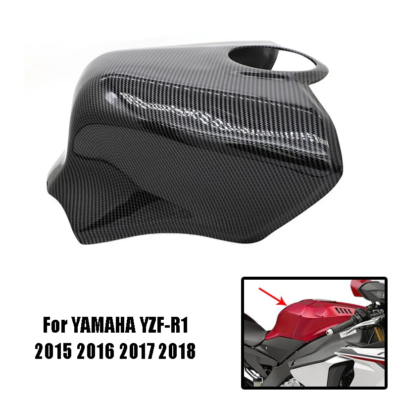 

Подходит для Yamaha YZF R1 2015 2016 2017 Женский колпачок топливного бака, обтекатель ABS, пластиковый корпус из углеродного волокна