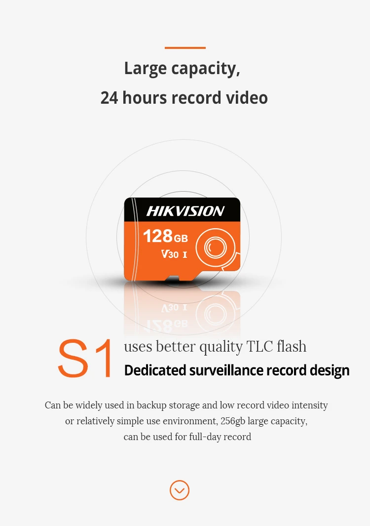 HIKVISION TF карта 256 ГБ 128 Гб 64 ГБ 32 ГБ v30 новая TLC карта памяти cartao de memoria Высокая емкость мини карта памяти SD