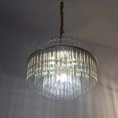 Светодиодная железная стеклянная лампа G4 в стиле постмодерн скандинавском