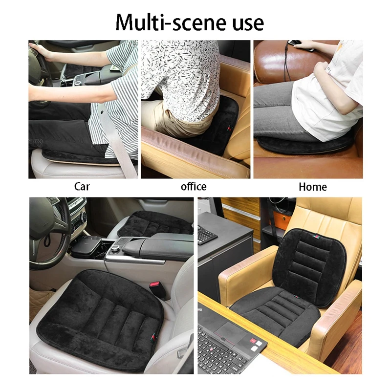 

Heating Car Seat Cushion, 12V Comfortable Seat Pad Heater Perfect for Cold Weather and Winter Driving