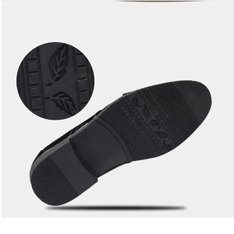 2018 кожаные Мужские модельные туфли мужские модные на плоской подошве с круглым