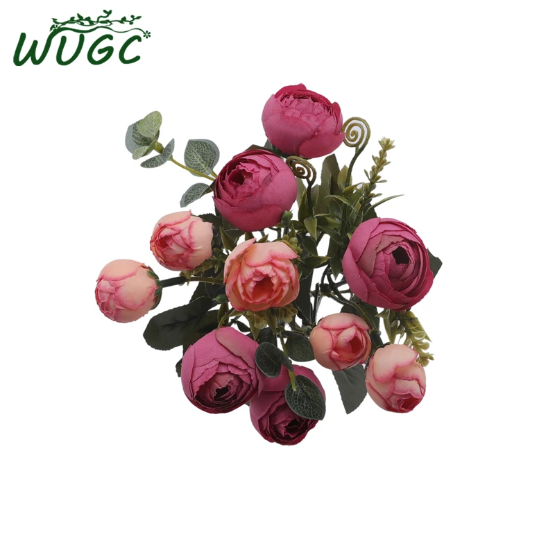 32 см картина маслом чайная роза шелковые искусственные цветы 5 больших голов