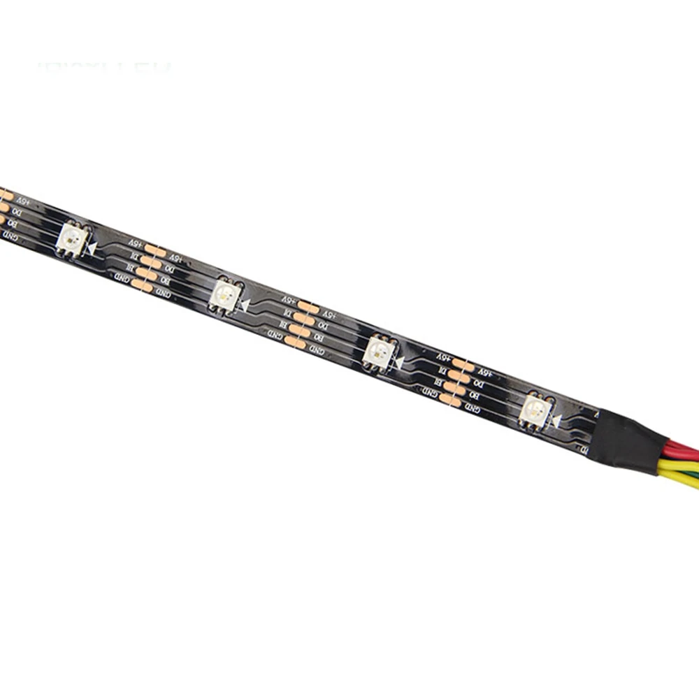 Адресуемая Светодиодная лента WS2813 5 в постоянного тока черно-белая печатная