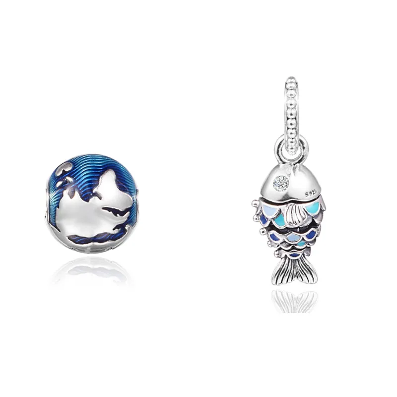 

One Set New Valentine's Day Autumn Charm S925 Sterling Silver Pendant Anniversary Bracelets Sparkling Beads for Jewelry Making