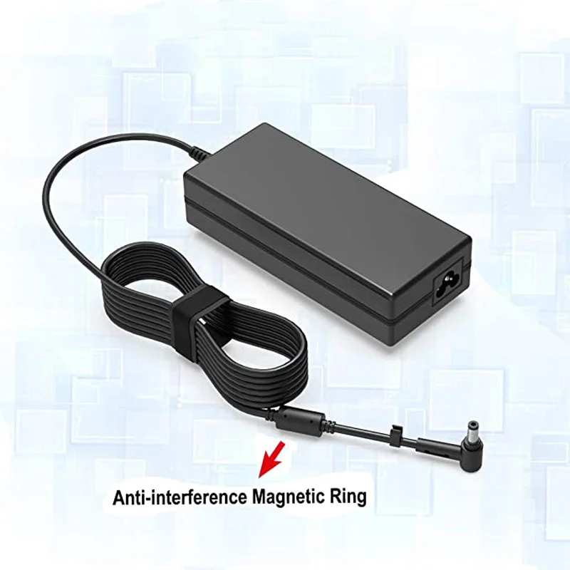 

120W AC Charger for Asus ROG G551 G551J G551JM Gaming Laptop with Extra Long 10Ft Power Supply Adapter Cord