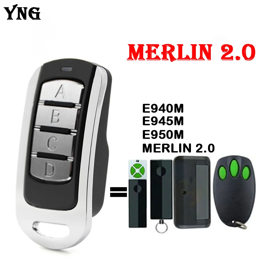 

Merlin 2.0 E940M E945M E950M Remote Control Duplicator Merlin Garage Door Opener 433.92mhz Rolling Code