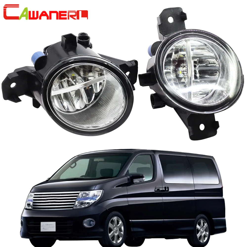 Cawanerl для Nissan Elgrand 2002 стайлинга автомобилей 4000LM H11 светодиодный светильник правый +