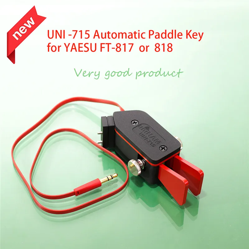 Chave de pá Morse para Rádio Automática Keyer Código Presunto Yaesu Ft-817 818 818d Mão Direita ou Esquerda Uni-715 cw