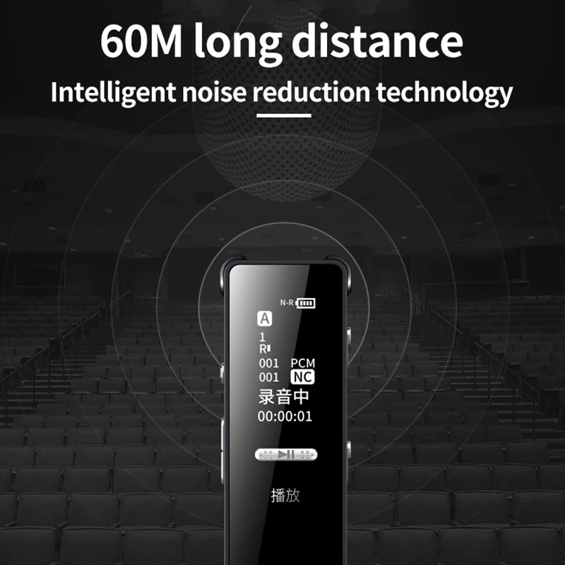 Мини Цифровая запись голоса аудио ручка диктофон небольшой Голосовая активация