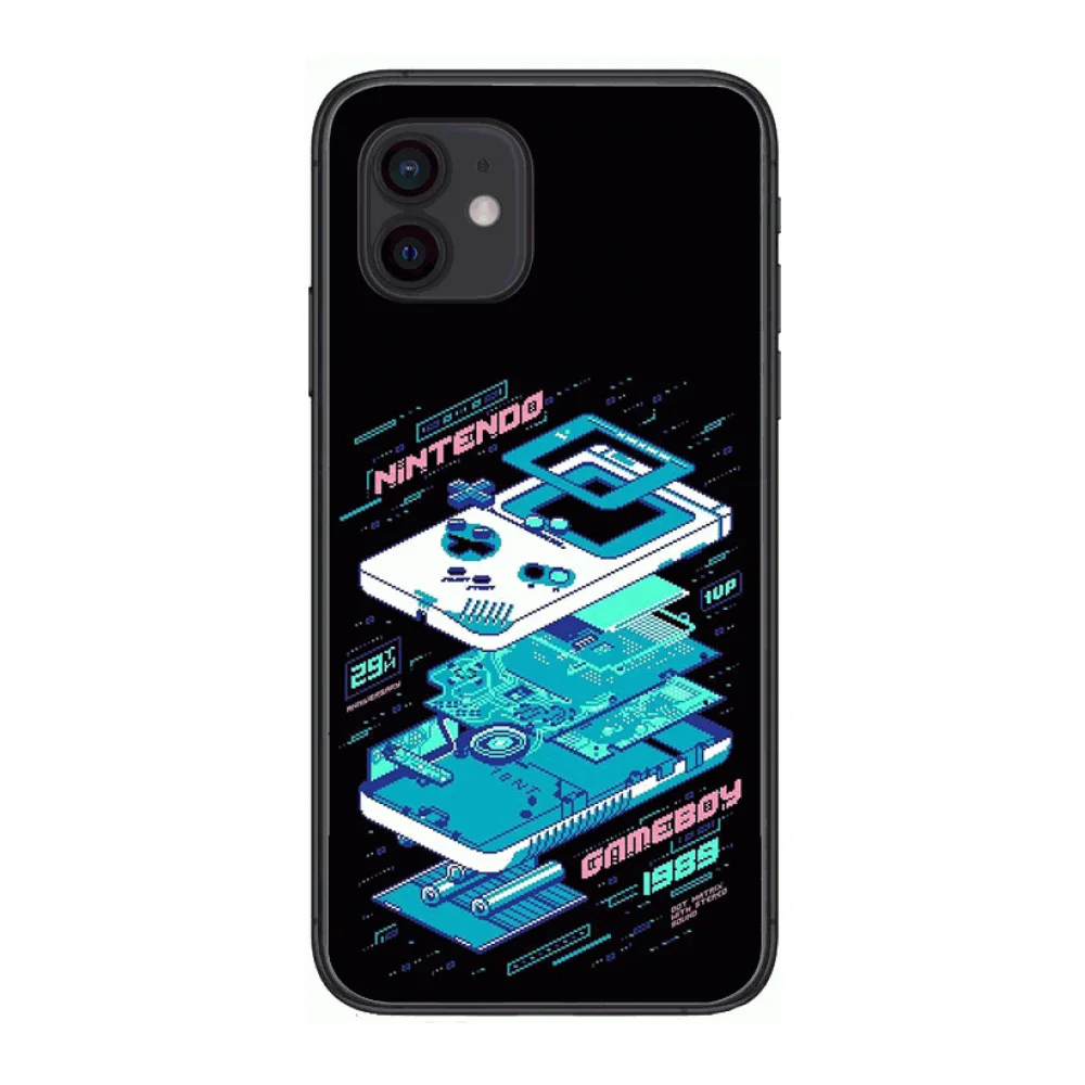 

Fun childhood toy mobile phone case frosted anti-drop Style Phone Case cover For iphone 12 pro max 11 8 7 6 s XR PLUS X XS SE