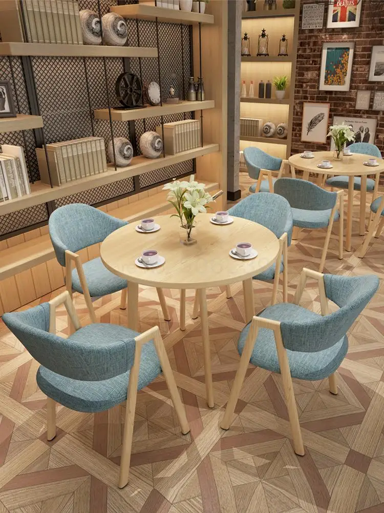 Простой Приём и переговоров стол стул Комбинации молока Чай Кофе магазин 4s офис