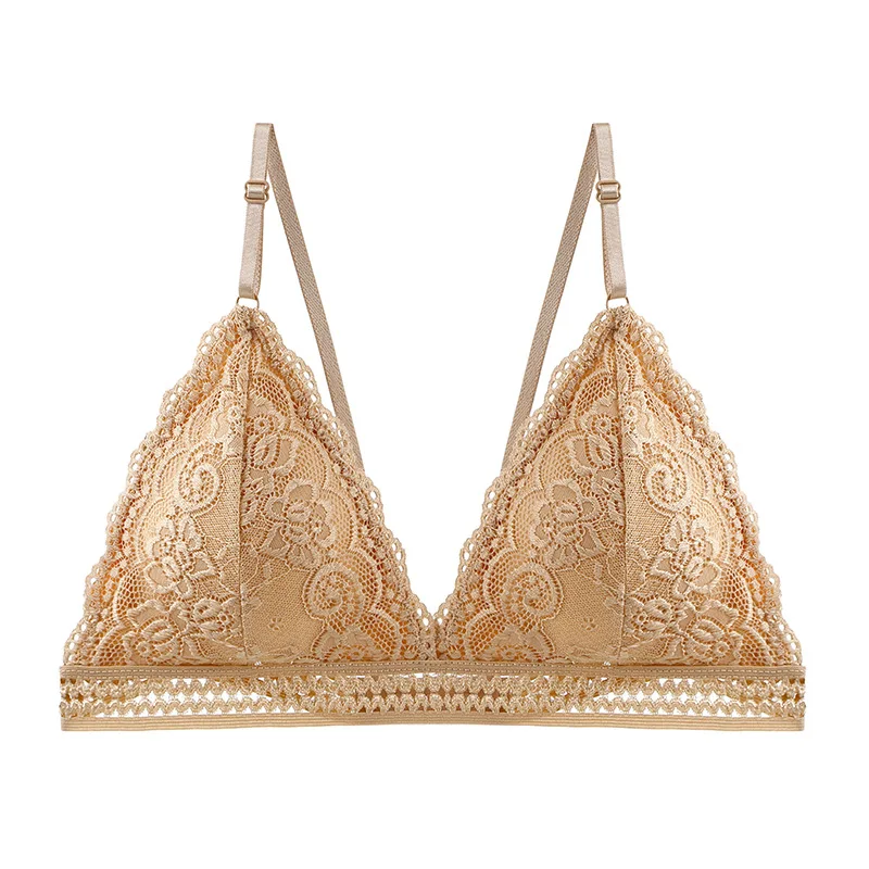 Бюстгальтер женский кружевной без косточек пикантный Бралетт с чашками пуш-ап