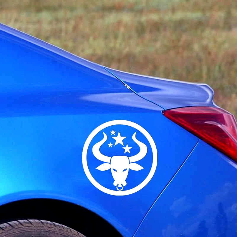 CS-10500# наклейки на авто Знак зодиака Телец водонепроницаемые машину наклейка для