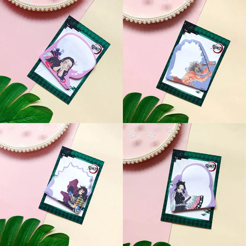 Стикеры из аниме рассекающий демонов клейкая бумага для заметок Канцтовары